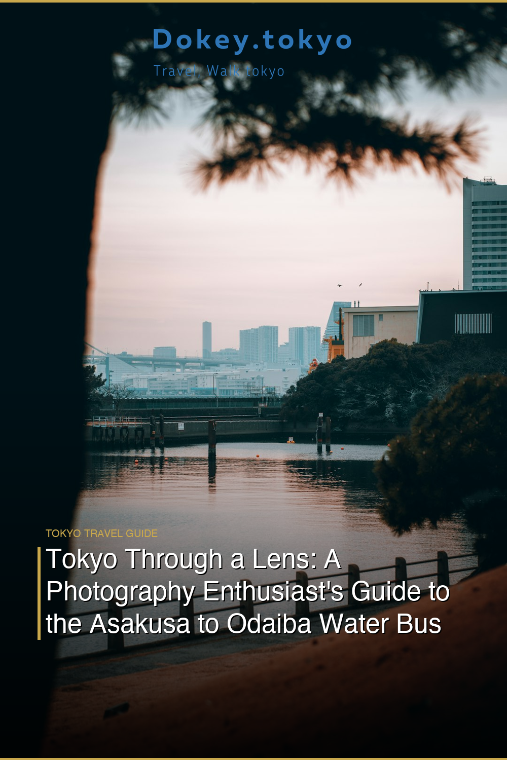 Tokyo Through a Lens: A Photography Enthusiast’s Guide to the Asakusa to Odaiba Water Bus Scenic Route